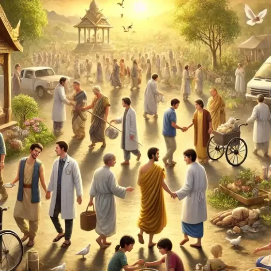 Service Of Mankind Is Above All